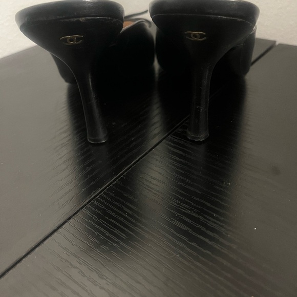 Vintage Chanel Black Mules - Picture 6 of 8